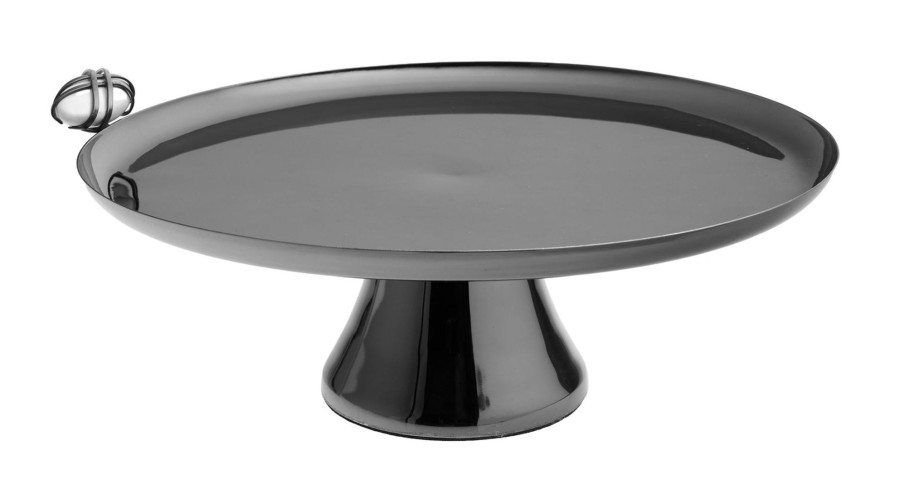 Kitchen Godinger | Midnight Pebble Cake Stand