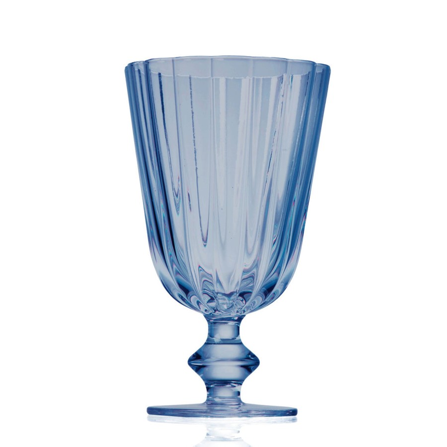 Glassware & Barware Godinger | Genesis Blue Goblet