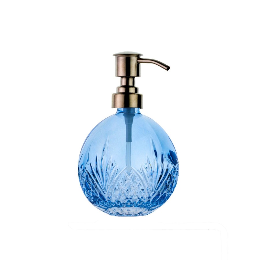 Decor Godinger | Dublin Crystal Blue Soap Dispenser Clear