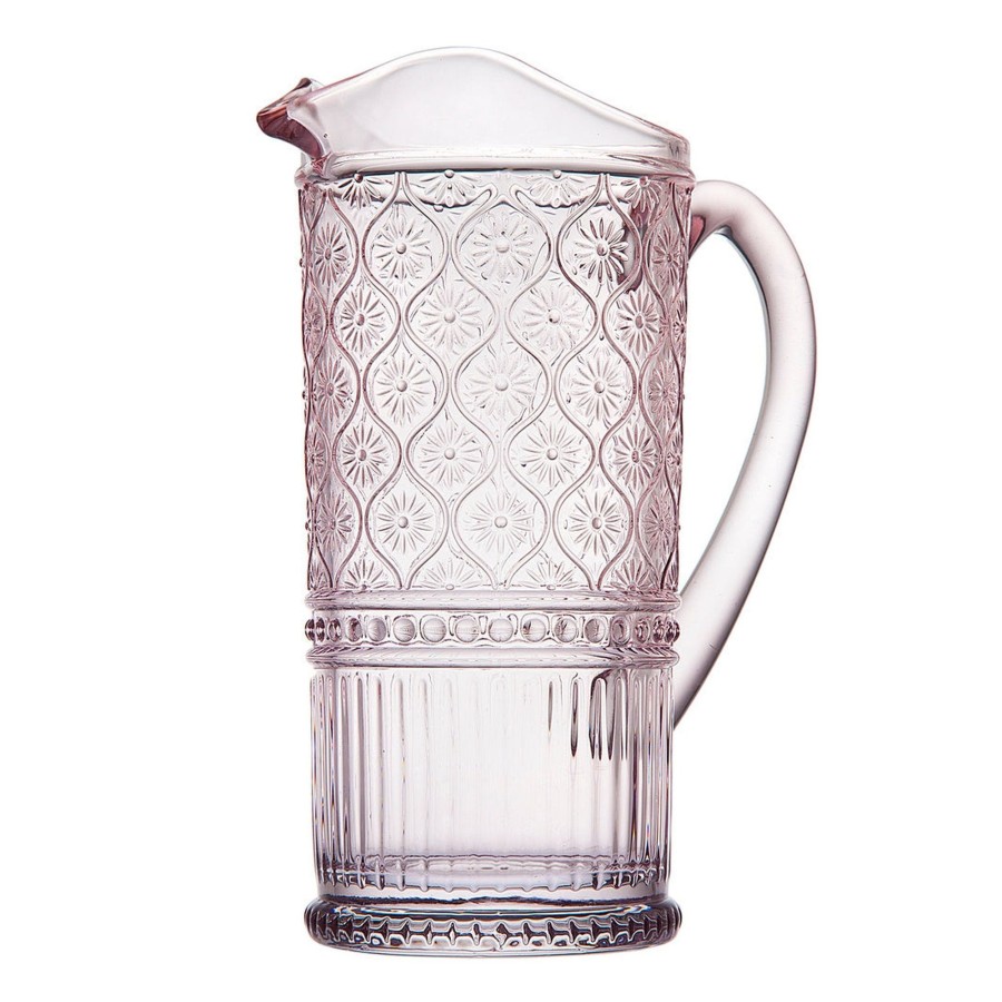 Glassware & Barware Godinger | Claro Pink Beverage Pitcher