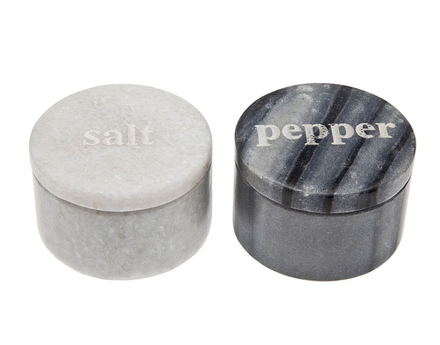 Kitchen Godinger | Marble Salt & Pepper Cellar Set