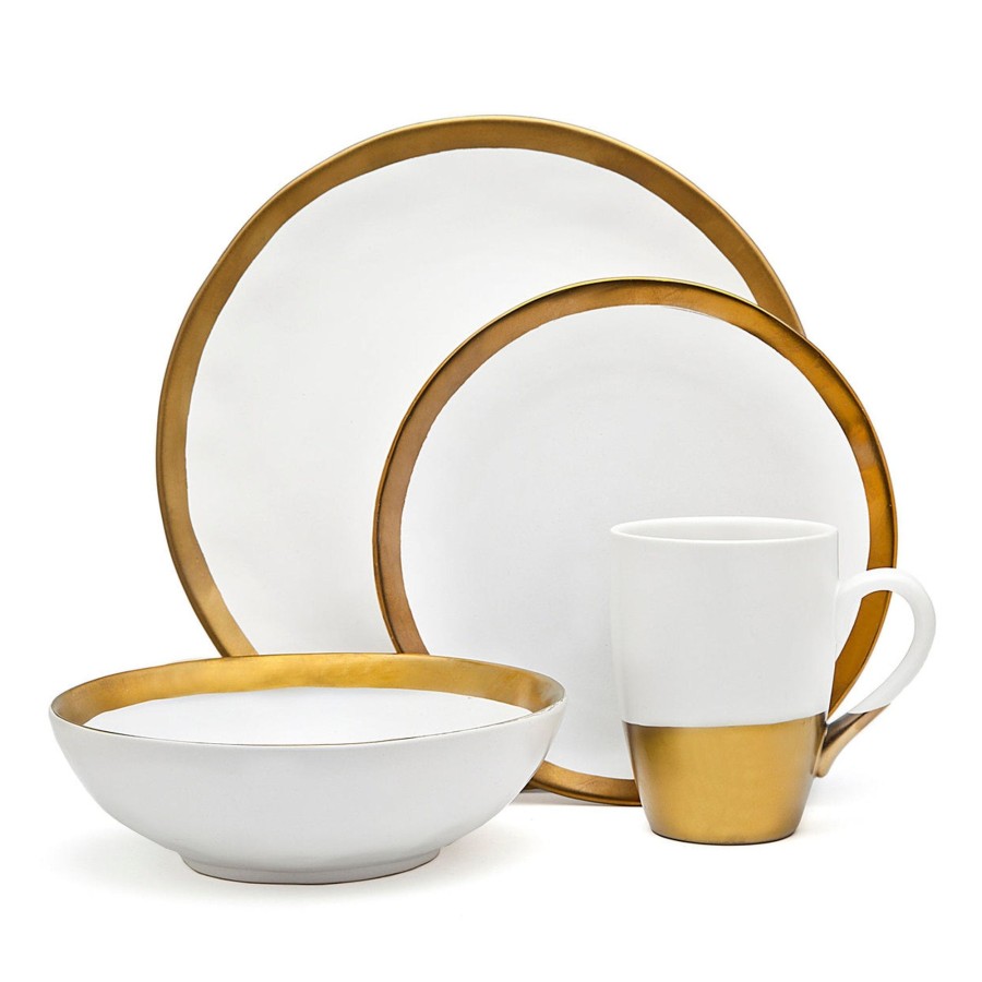 Dining Godinger | Terre D'Or 4 Piece Dinner Set, Service For 1