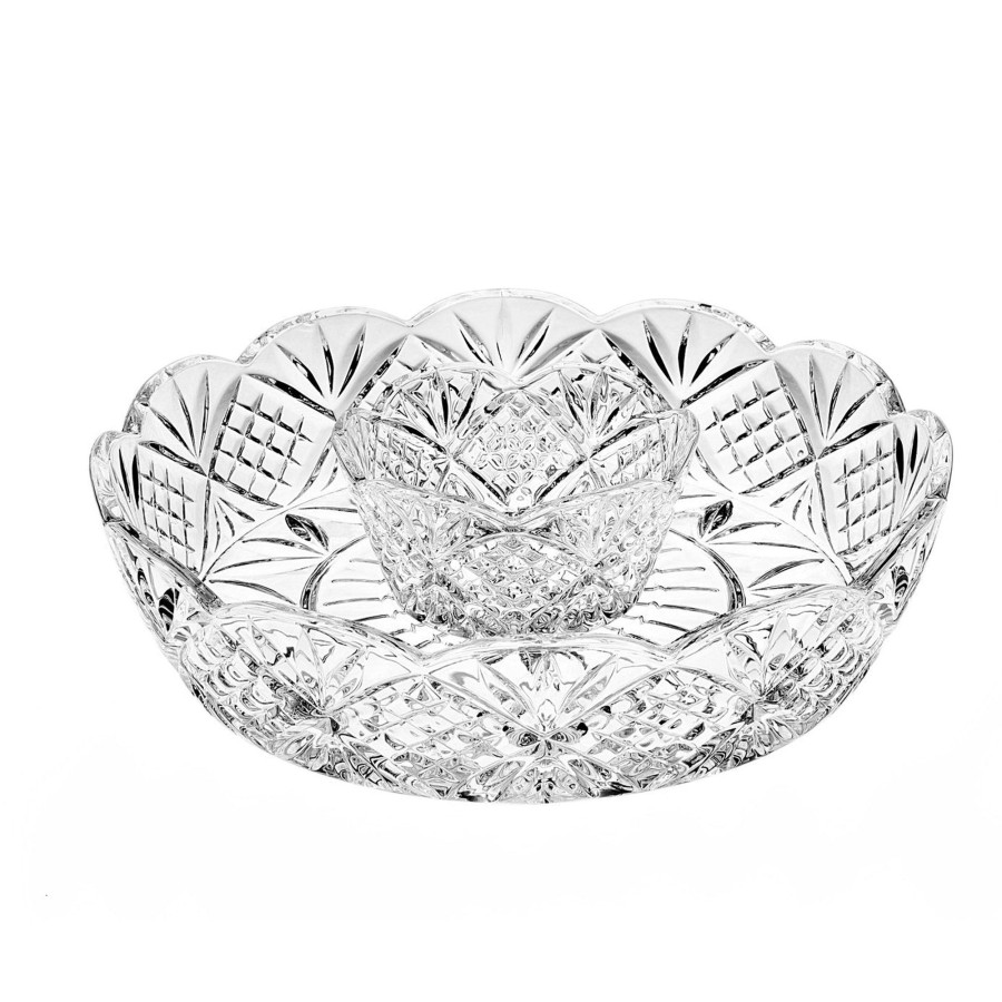 Kitchen Godinger | Dublin Crystal Large Chip-N-Dip