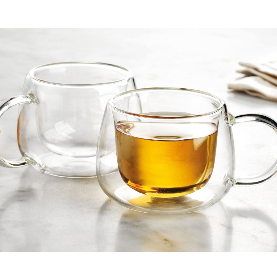 Dining Godinger | Alesia Tea Double Wall Cup, Set Of 2