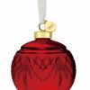 Glassware & Barware Godinger | Dublin Crystal Red Ornament