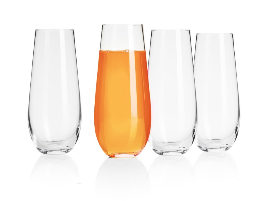 Glassware & Barware Godinger | Braga Stemless Champagne Flute, Set Of 4