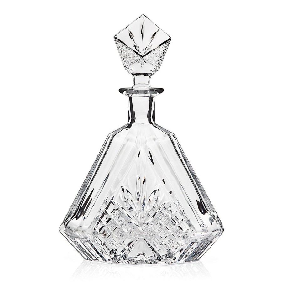 Glassware & Barware Godinger | Dublin Crystal Triangle Decanter