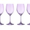 Glassware & Barware Godinger | Veneto Amethyst White Wine Glass, Set Of 4