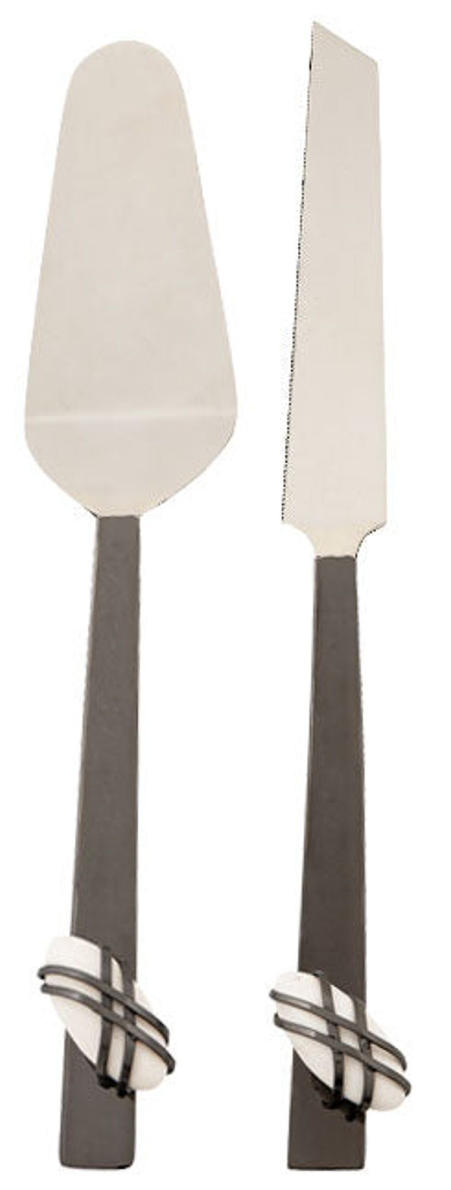 Flatware & Serveware Godinger | Midnight Pebble Cake Server Set