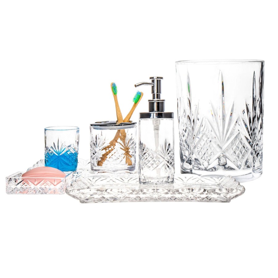 Decor Godinger | Dublin Crystal Tooth Brush Holder