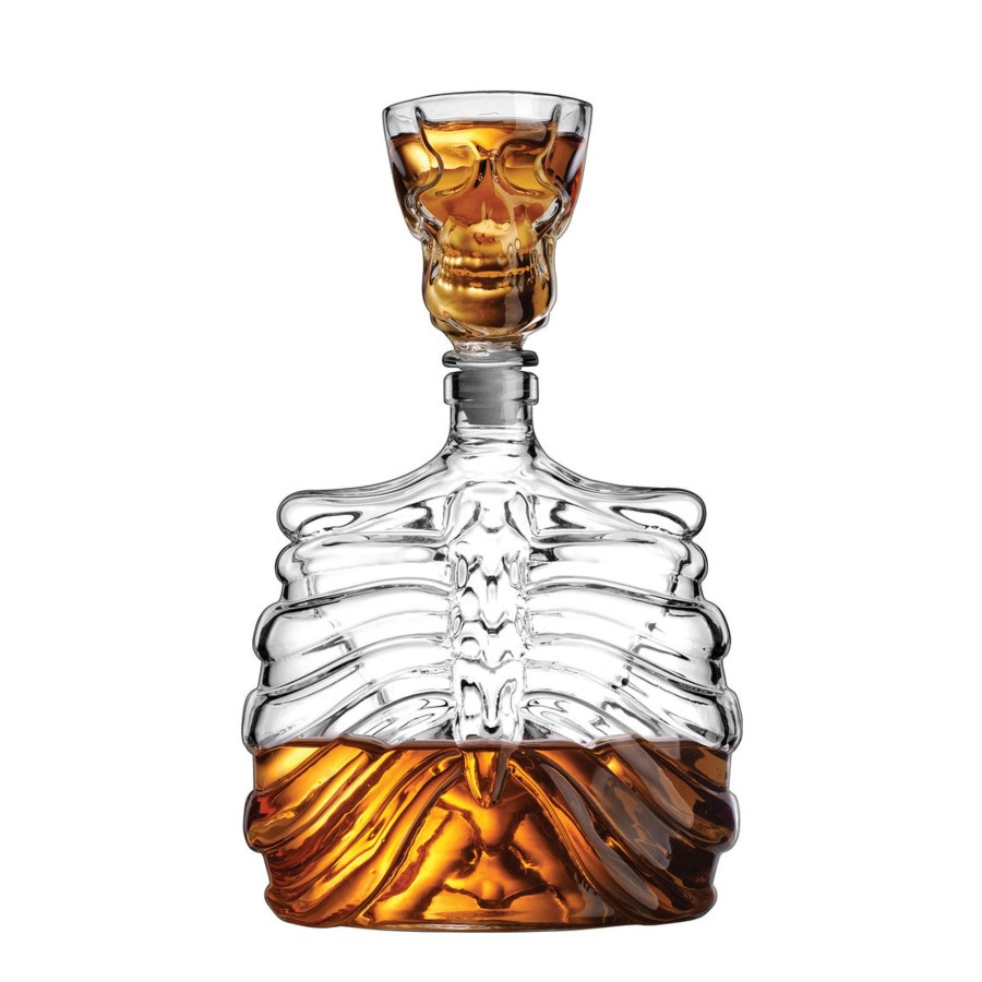 Glassware & Barware Godinger | Skelly Whiskey Decanter With Shot Glass Stopper