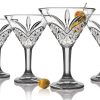 Kitchen Godinger | Dublin Crystal Martini, Set Of 4