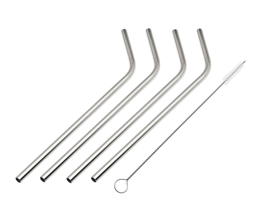 Kitchen Godinger | Stainless Steel Straw Set