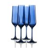 Glassware & Barware Godinger | Sheer Blue Flute, Set Of 4