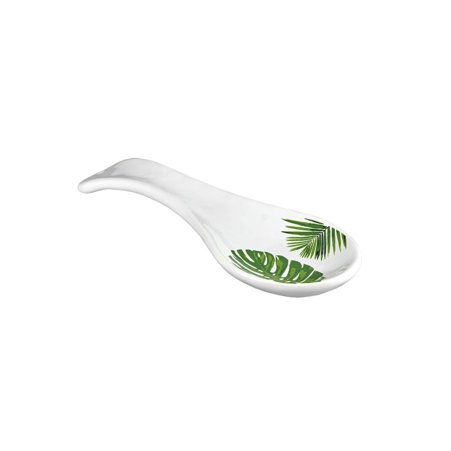 Kitchen Godinger | Monstera & Palm Leaf Spoon Rest