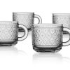 Dining Godinger | Claro Clear Espresso Mug, Set Of 4