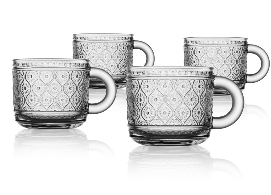 Dining Godinger | Claro Clear Espresso Mug, Set Of 4