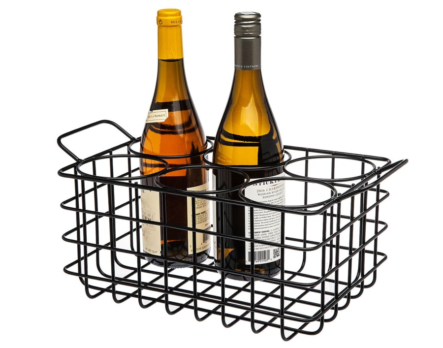 Glassware & Barware Godinger | Wire Basket Tabletop Wine Rack