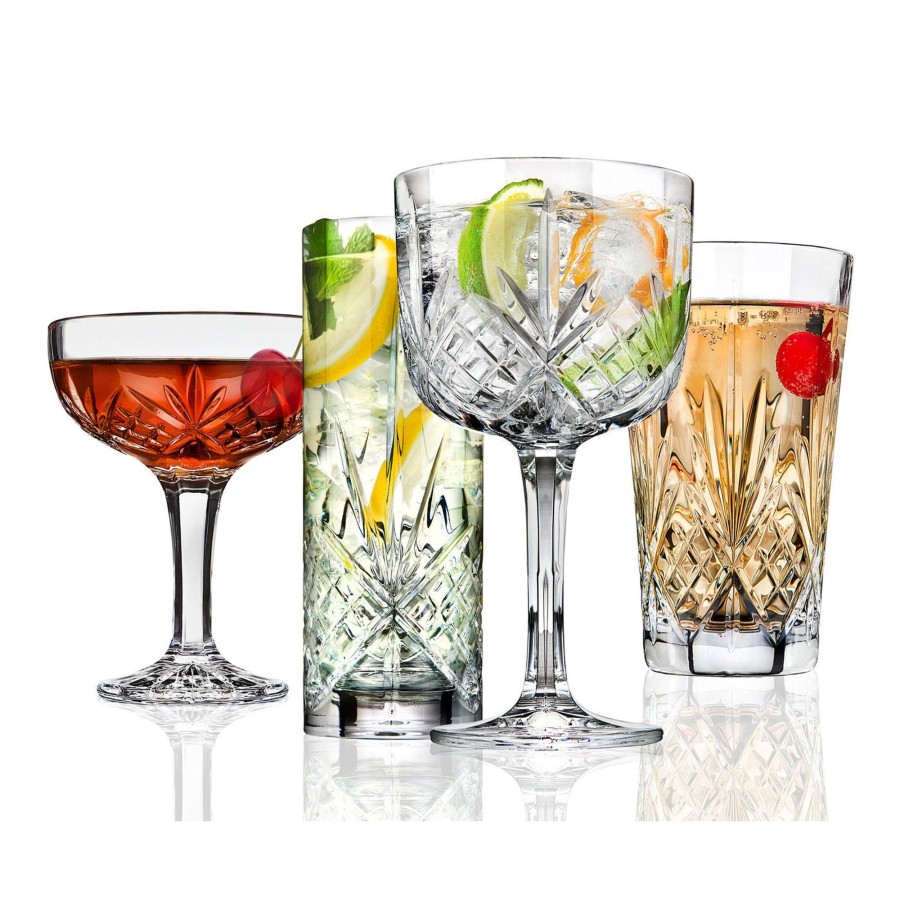 Glassware & Barware Godinger | Dublin Crystal Mixology 8 Piece Glassware Set