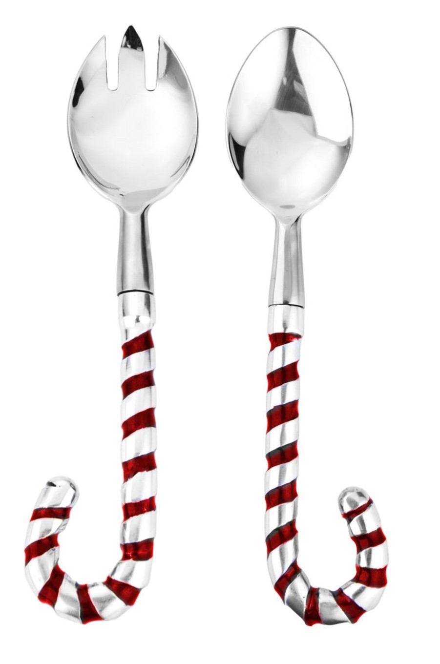 Flatware & Serveware Godinger | Candy Cane Salad Server Set