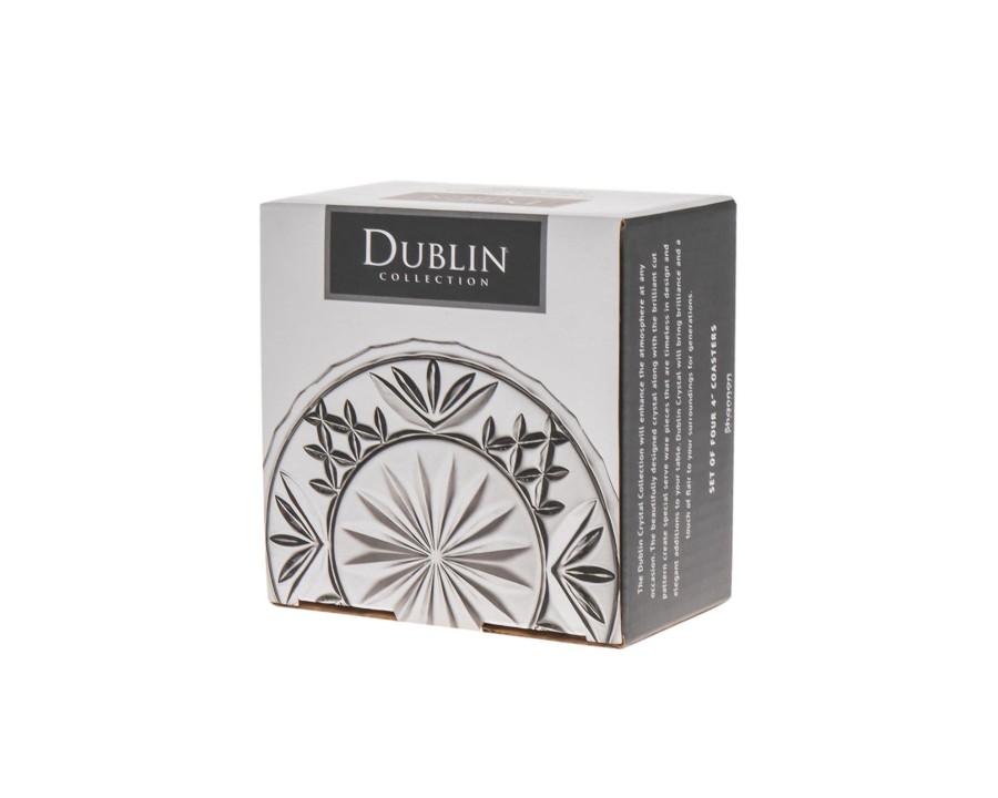 Glassware & Barware Godinger | Dublin Crystal Coaster Set