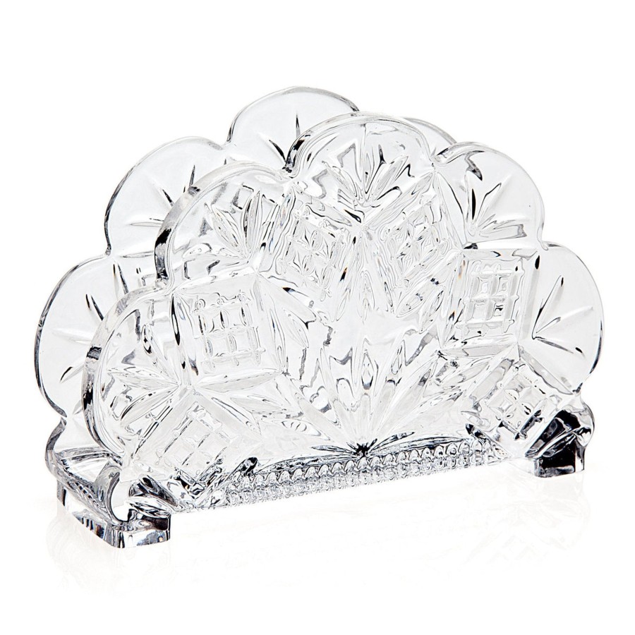 Kitchen Godinger | Dublin Crystal Standing Napkin Holder