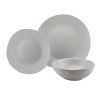 Dining Godinger | Aspero White 12 Piece Dinnerware Set, Service For 4