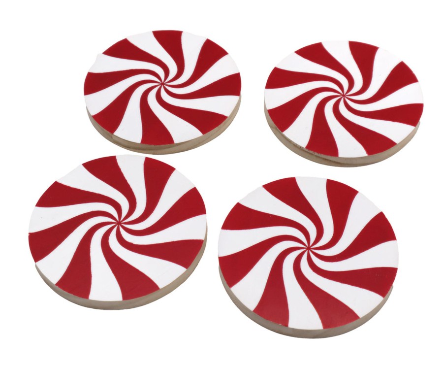 Glassware & Barware Godinger | Peppermint Coaster Set