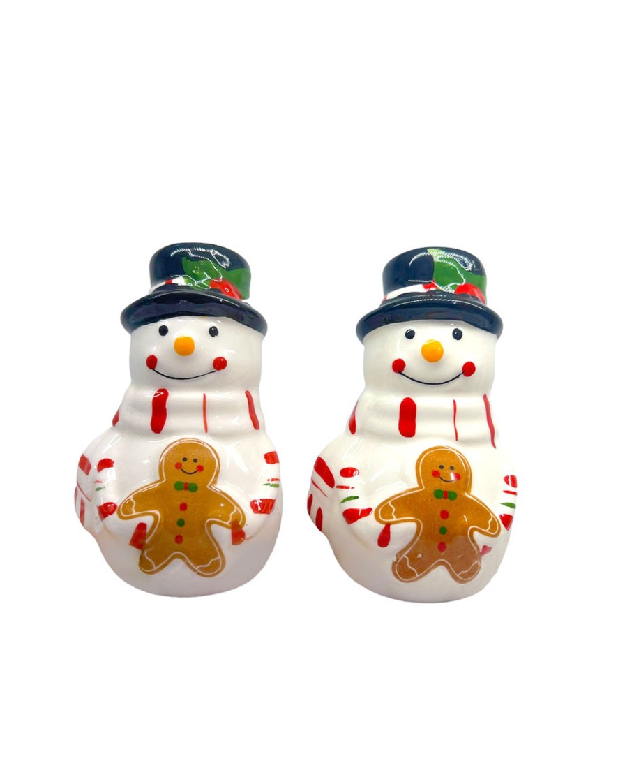 Kitchen Godinger | Snowman Salt And Pepper Shaker Set