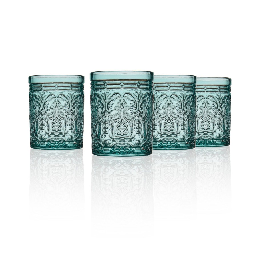 Glassware & Barware Godinger | Jax Seafoam Double Old Fashion, Set Of 4