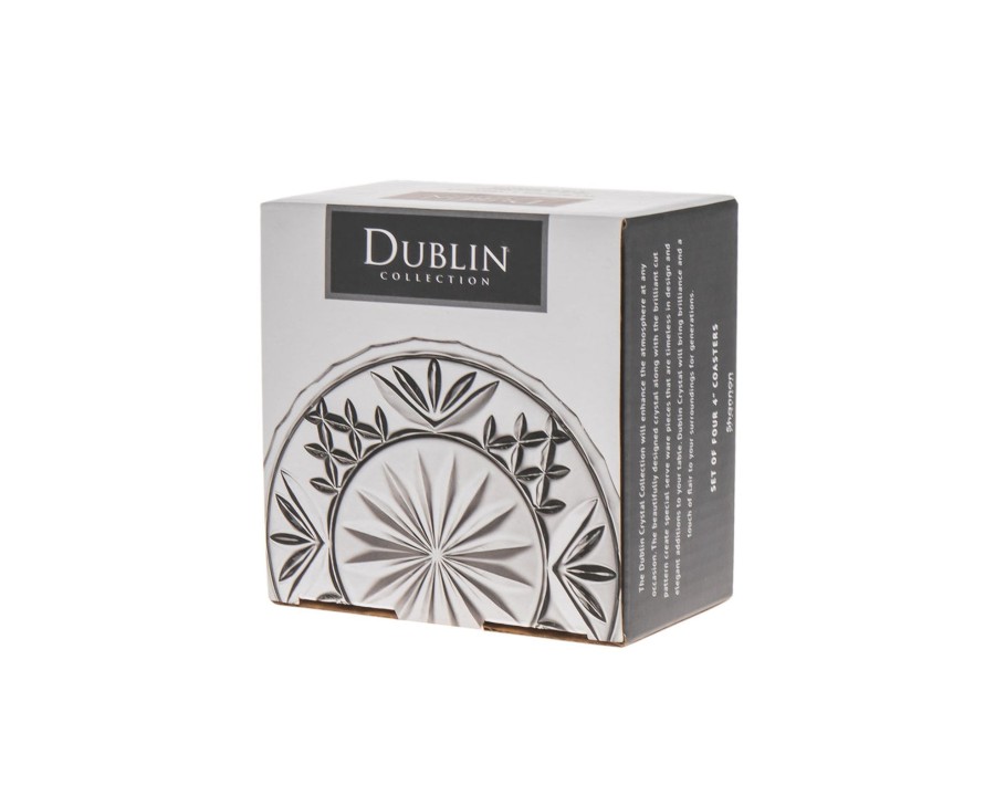 Glassware & Barware Godinger | Dublin Crystal Coaster Set