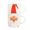 Dining Godinger | Santa Stacking Mug Set