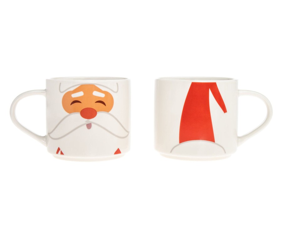 Dining Godinger | Santa Stacking Mug Set