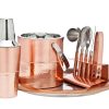 Glassware & Barware Godinger | Hammered Copper 9 Piece Bar Tool Set