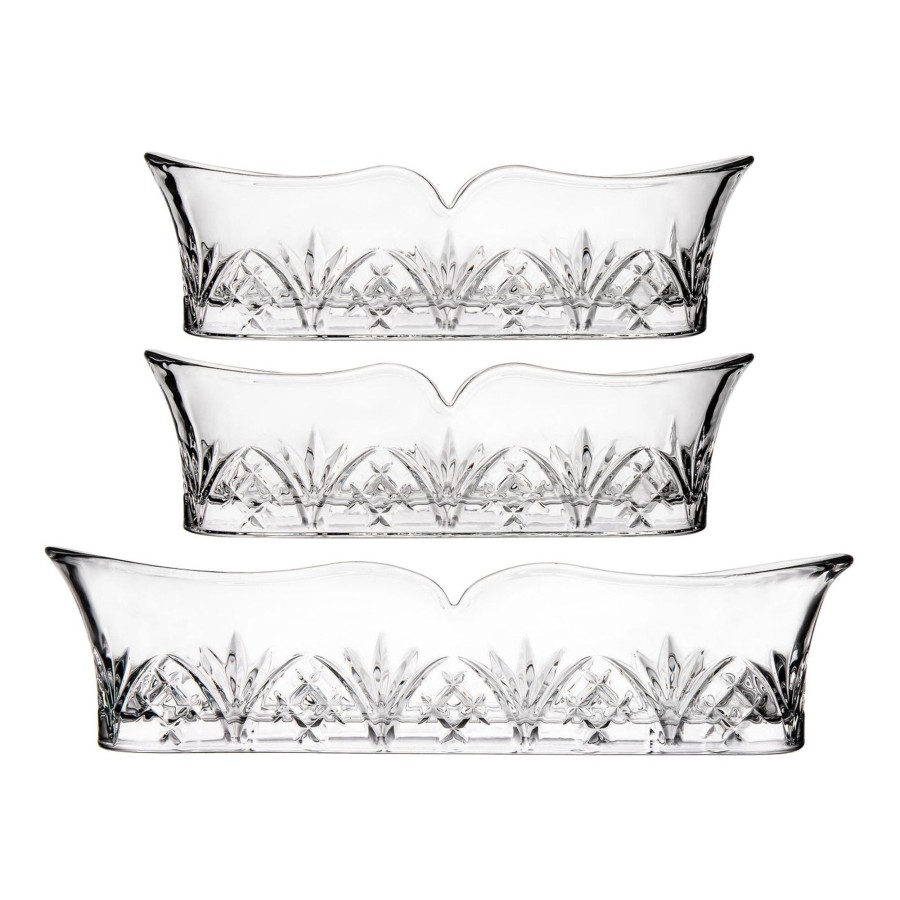 Kitchen Godinger | Dublin Crystal Flatware Caddies, Set Of 3