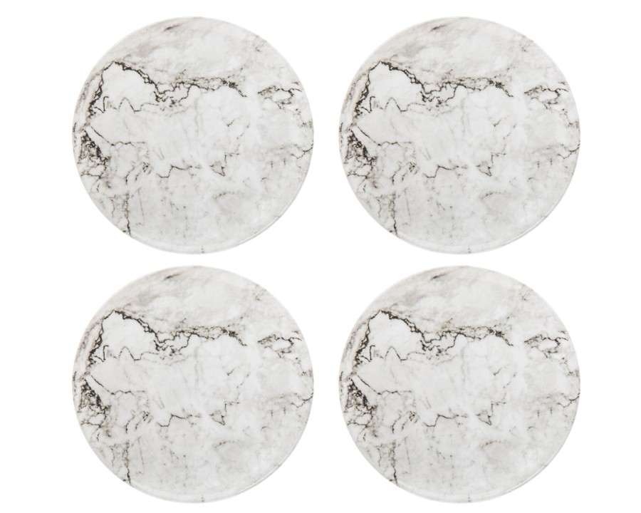 Dining Godinger | Marble Melamine Dinner Plate, Set Of 4