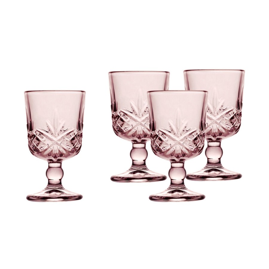 Glassware & Barware Godinger | Dublin Crystal Blush Cordial, Set Of 4