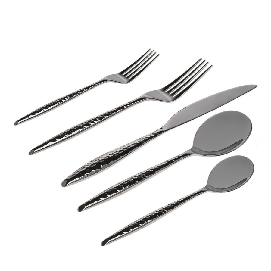 Flatware & Serveware Godinger | Avellino Graphite 18/10 Stainless Steel 20 Piece Flatware Set, Service