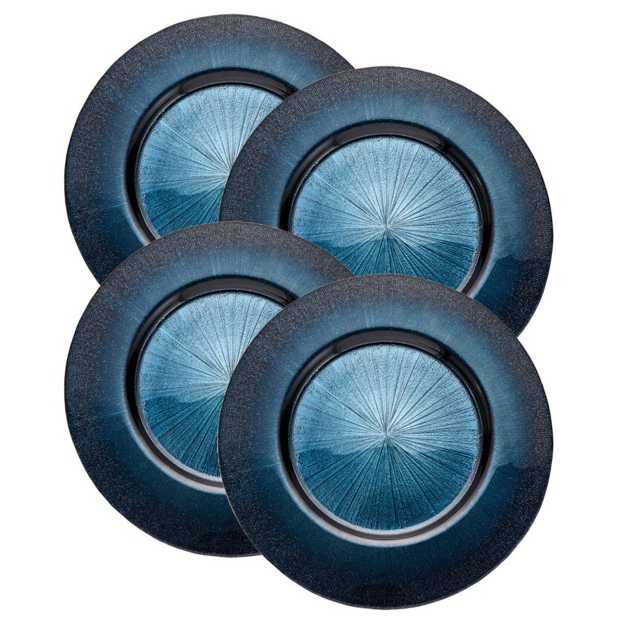 Dining Godinger | Ilaria Navy Charger Plate, Set Of 4