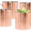 Glassware & Barware Godinger | Brushed Moscow Mule Mug, Set Of 4