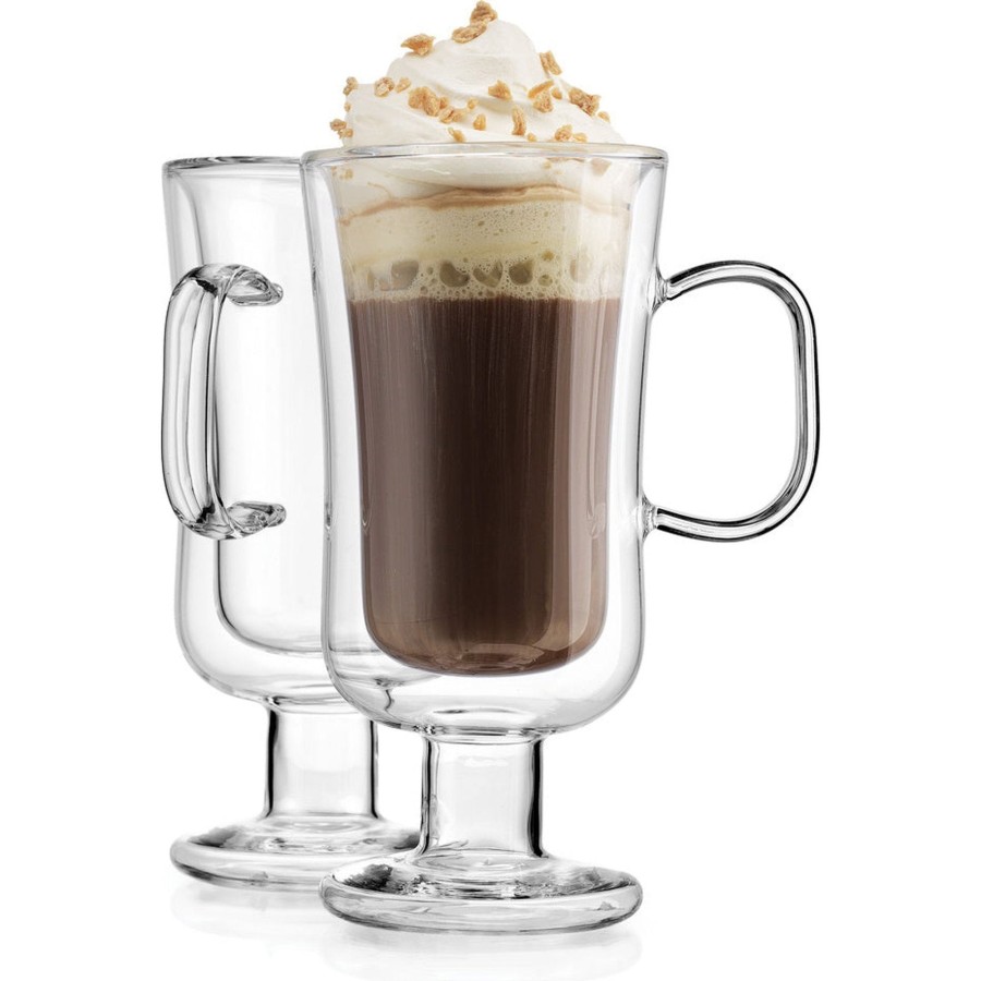 Dining Godinger | Irish Coffee Double Wall Mug, Set Of 2