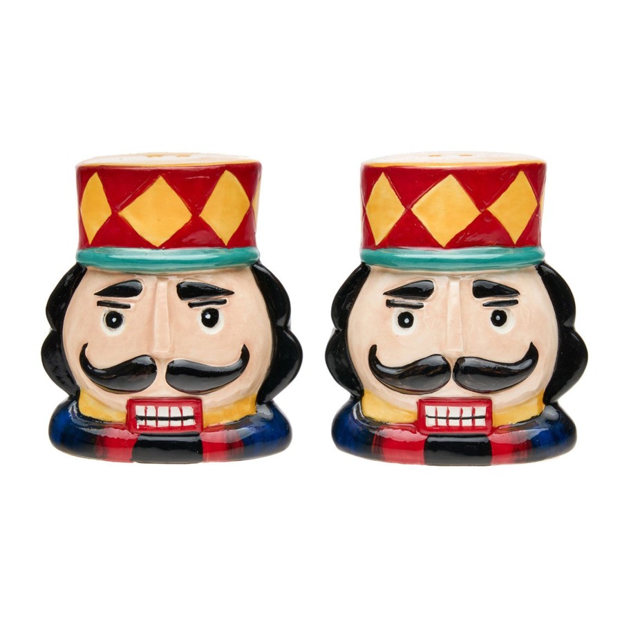 Kitchen Godinger | Nutcracker Salt And Pepper Shaker Set