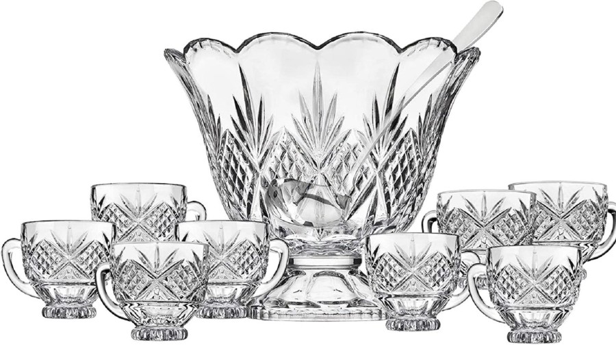 Glassware & Barware Godinger | Dublin Crystal 10 Piece Punch Set