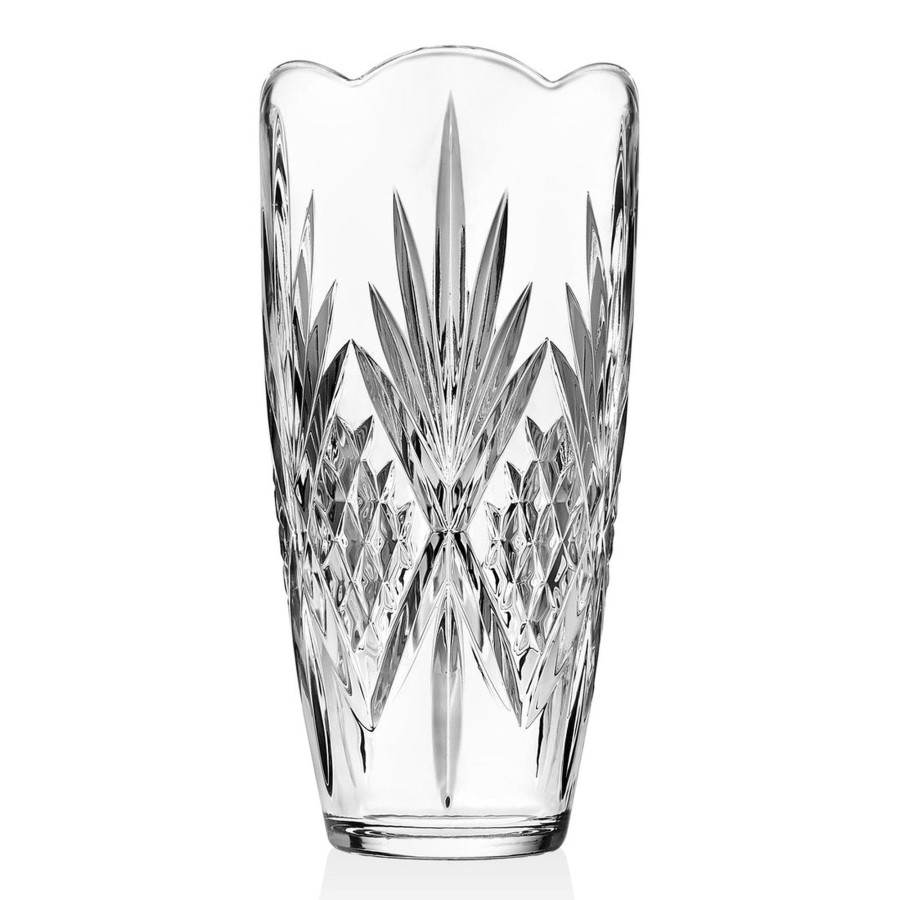 Decor Godinger | Dublin Crystal Large Scalloped Vase