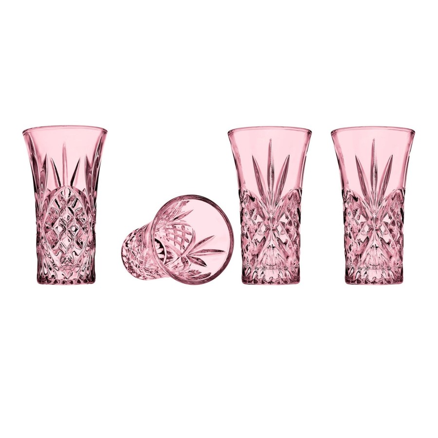 Glassware & Barware Godinger | Dublin Crystal Blush Shooters, Set Of 6