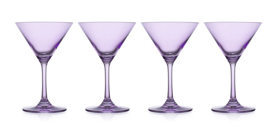 Glassware & Barware Godinger | Veneto Amethyst Martini, Set Of 4