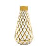 Decor Godinger | Aurora Gold Small Diamond Vase