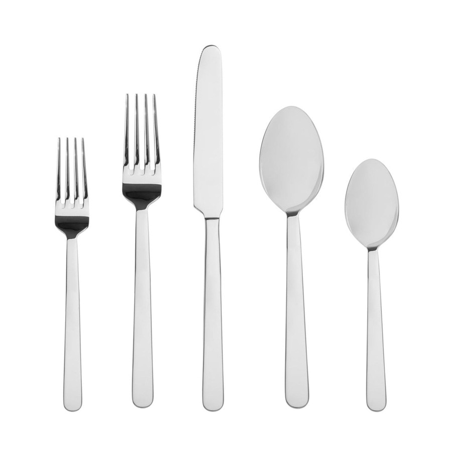 Flatware & Serveware Godinger | Lola Mirrored 18/0 Stainless Steel 20 Piece Flatware Set, Service For