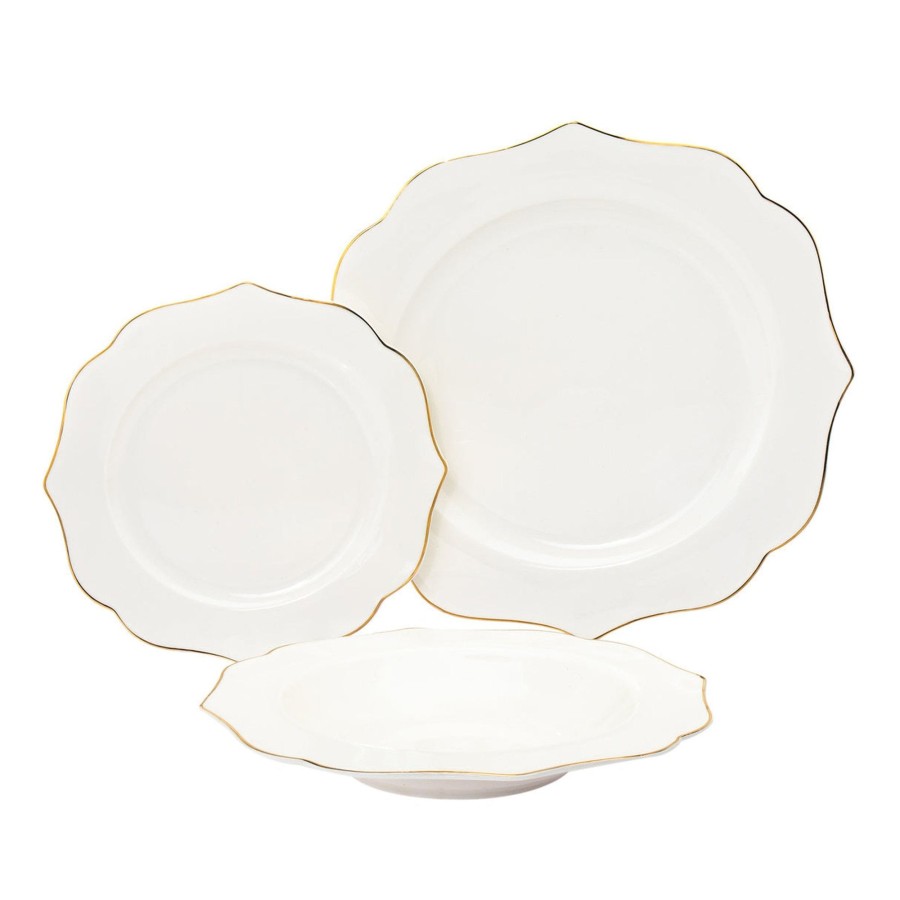 Dining Godinger | Arendale Porcelain 12 Piece Dinnerware Set, Service For 4