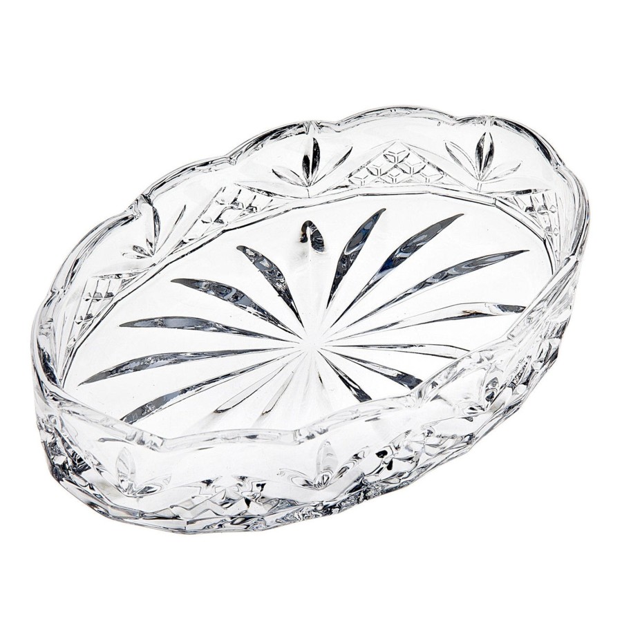 Decor Godinger | Dublin Crystal Scalloped Soap Dish